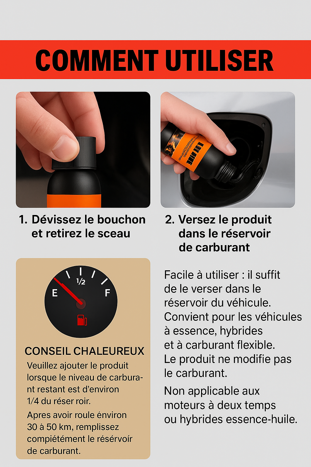 Nettoyant Catalyseur & Système Moteur