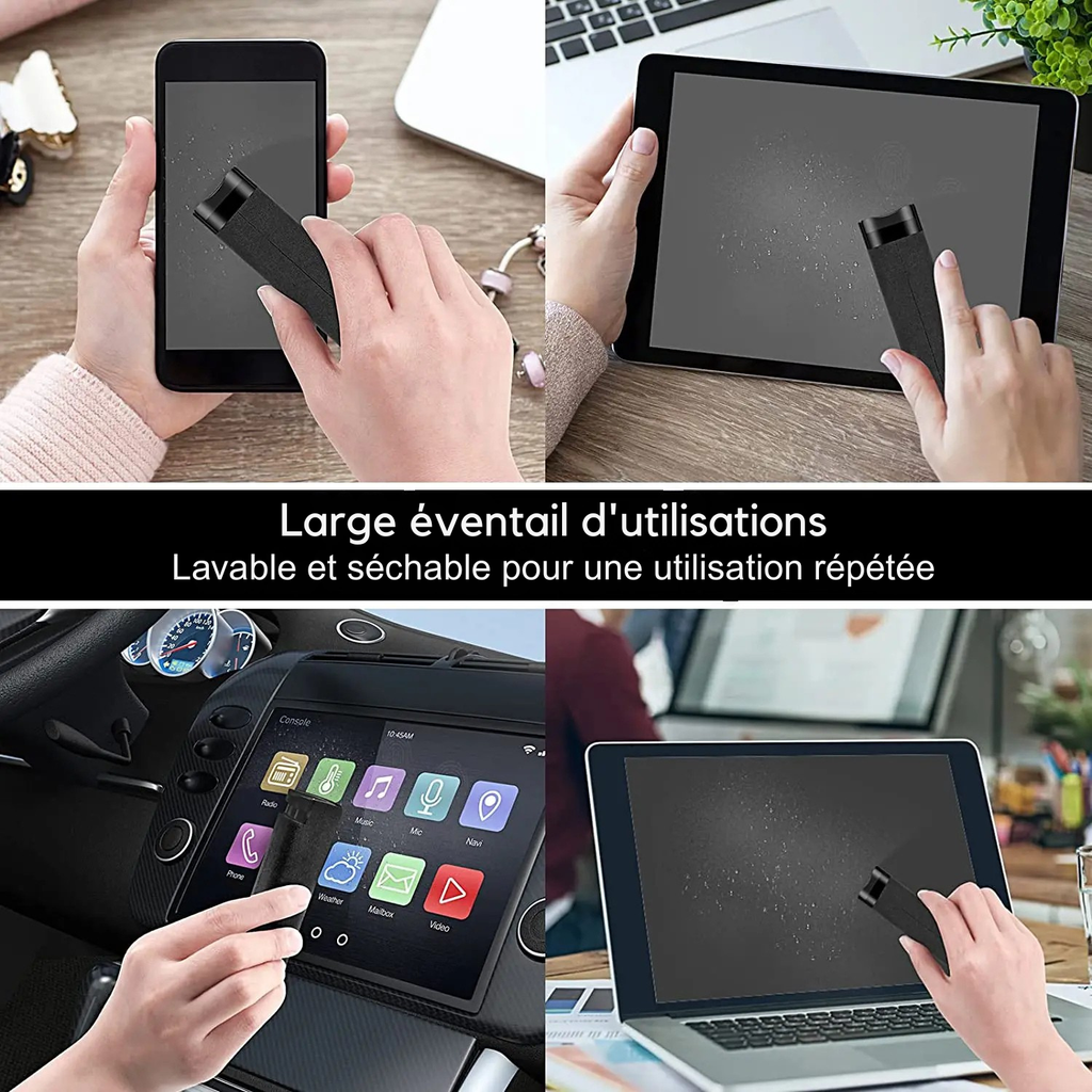 Nettoyant écran 2 en 1 pour écran